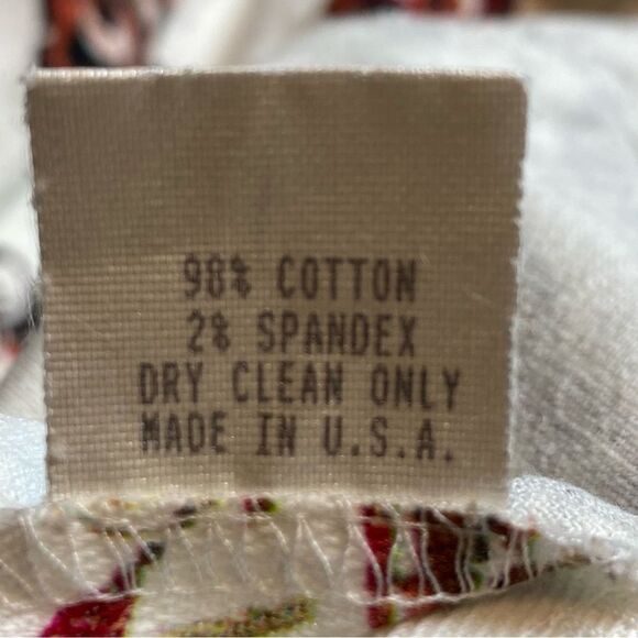 Culture By Krazy Larry Light Denim White W/Floral and Butterfly Shirt/Jacket - Picture 4 of 12